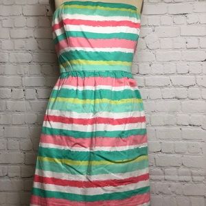 Vineyard Vines Strapless Dress with Pockets